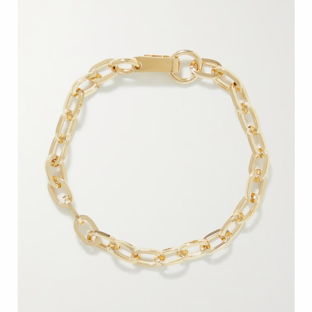 JENNIFER FISHER Xxs Essential 10k  Gold-plated Bracelet